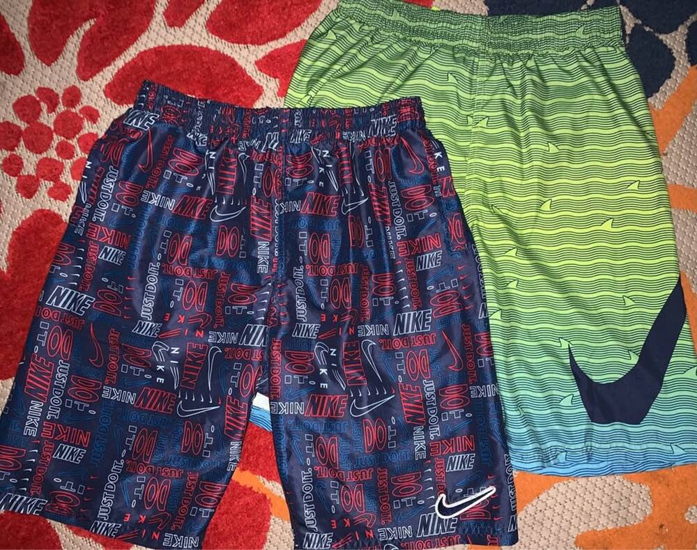 2 pc Nike Mens Swim Trunks Size XL